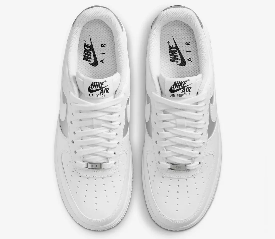 Ngày phát hành Nike Air Force 1 Low White Metallic Silver DD8959-104