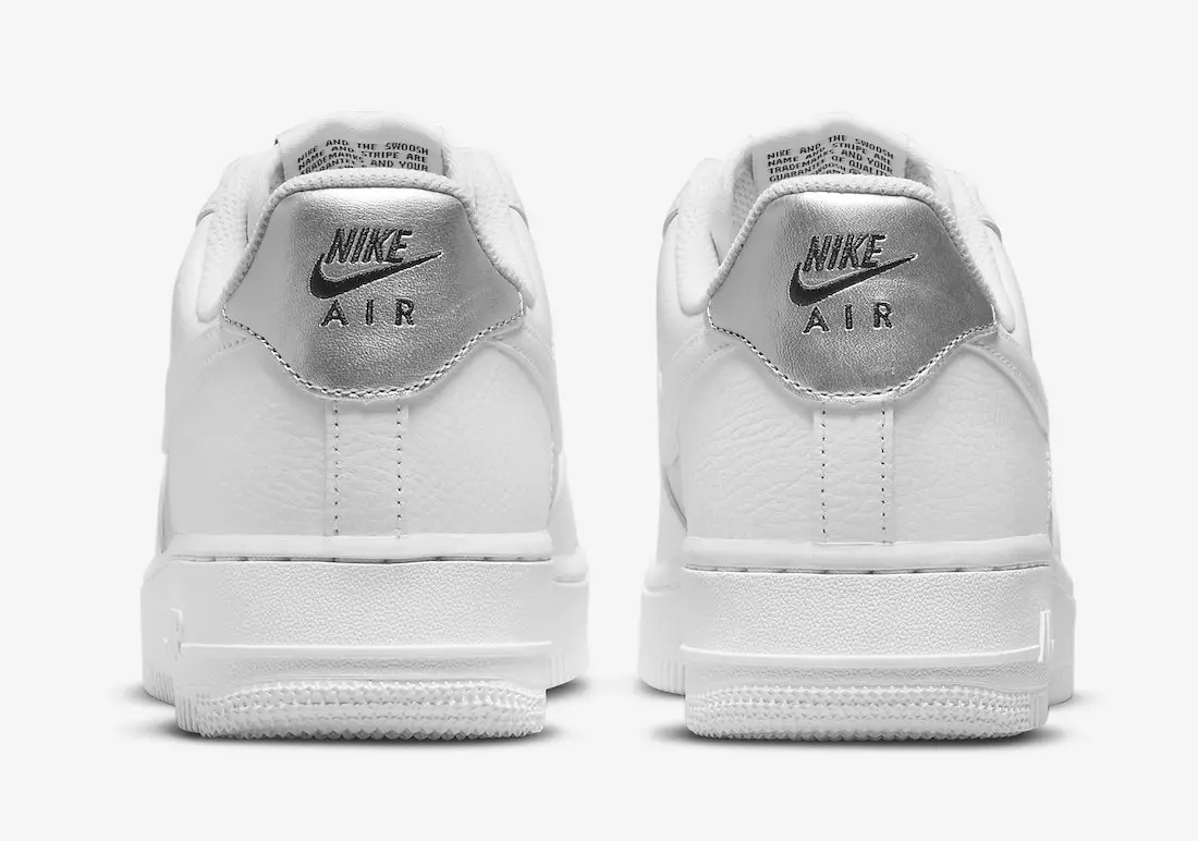 Nike Air Force 1 Нам цагаан металл мөнгө DD8959-104 худалдаанд гарсан огноо