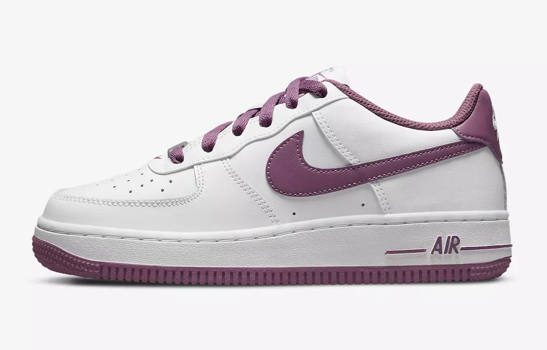 تاریخ عرضه Nike Air Force 1 Low GS White Purple DH9600-101