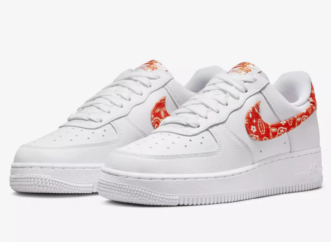 Nike Air Force 1 Low Orange Paisley DJ9942-102 Tanggal Rilis