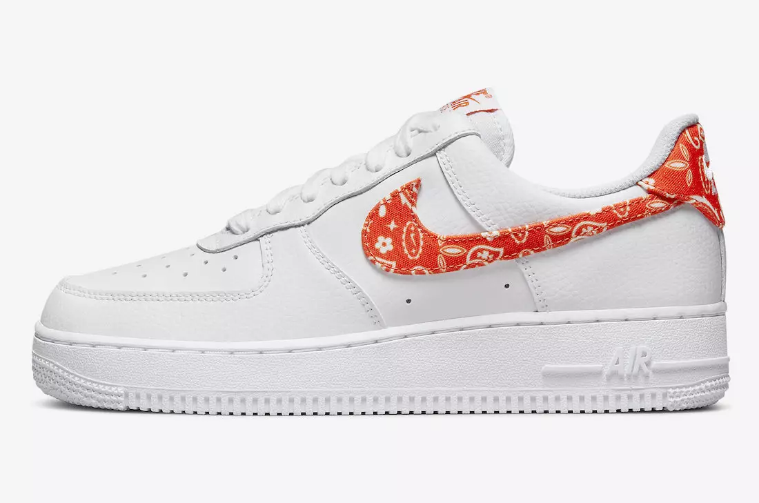 Nike Air Force 1 Low Orange Paisley DJ9942-102 Data lansării