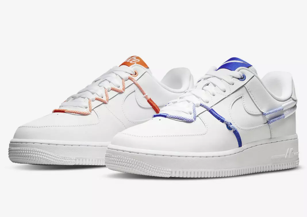 Nike Air Force 1 Low LX Biały Pomarańczowy Niebieski DH4408-100 Data premiery