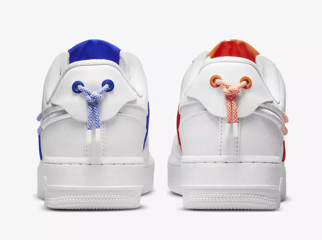 Nike Air Force 1 Low LX White Orange Blue DH4408-100 Чыгарылган күнү