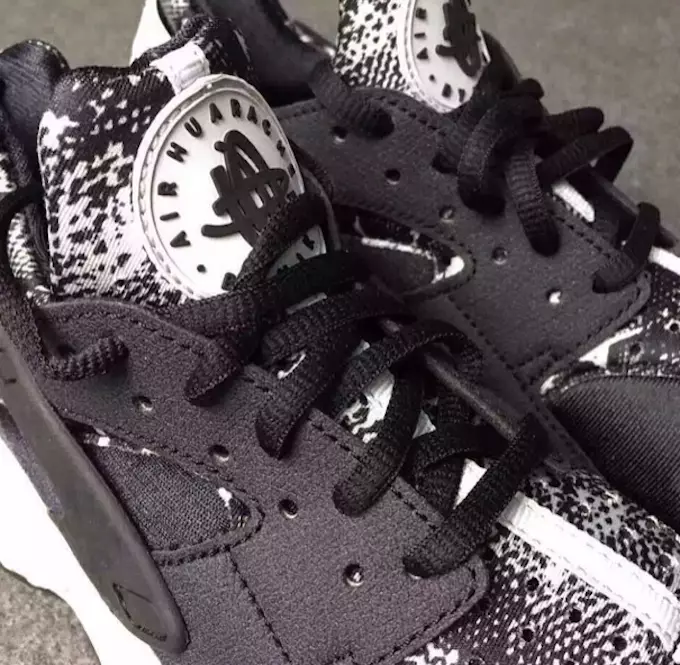 Nike Air Huarache Snakeskin Black White