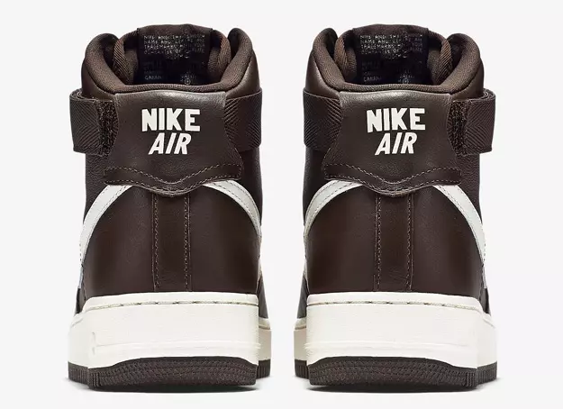 Nike Air Force 1 me çokollatë të lartë kafe