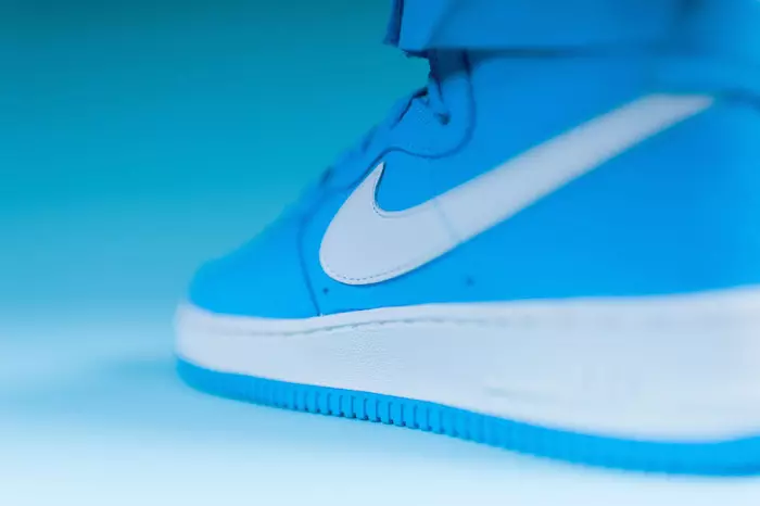 Nike Air Force 1 High Retro University Baby Blu Bianche