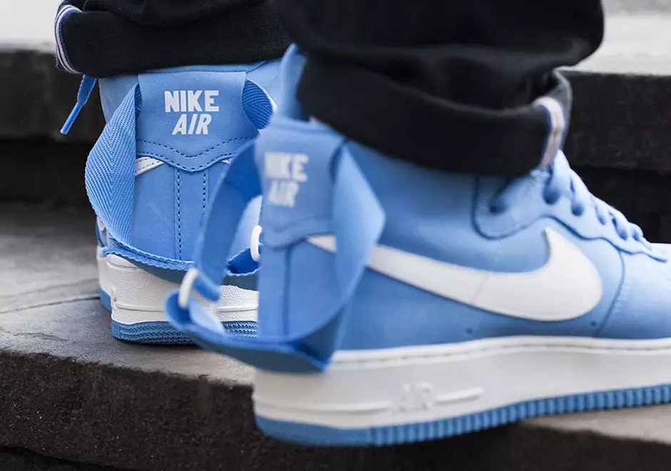 Nike Air Force 1 Chuo Kikuu cha Juu cha Bluu