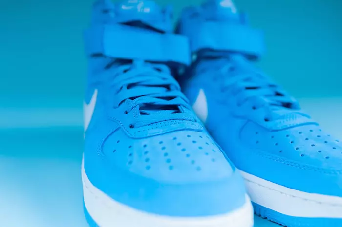 Nike Air Force 1 Жоғары ретро университеті Көк көк ақ