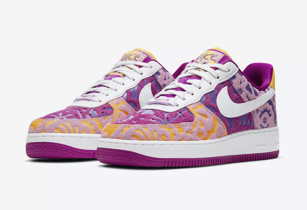 Nike Air Force 1 07 LV8 Red Plum DD5516-584 Chiqarilgan Sana