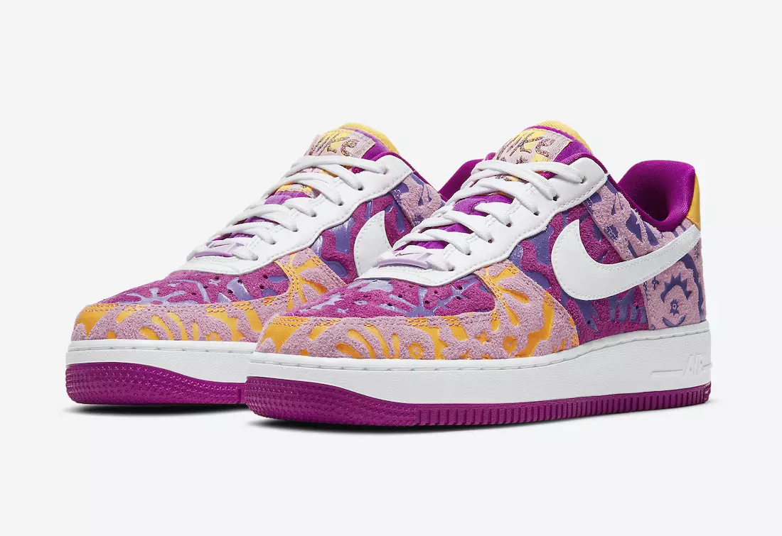 Nike Air Force 1 07 LV8 Red Plum DD5516-584 Megjelenés dátuma