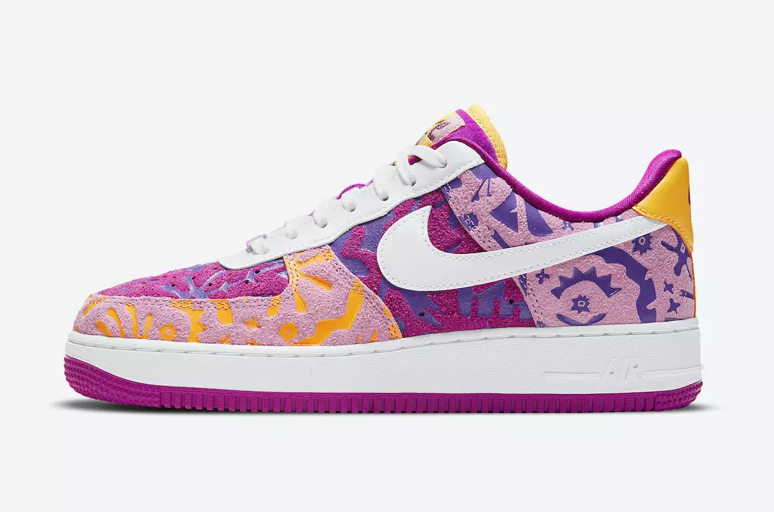 Nike Air Force 1 07 LV8 Red Plum DD5516-584 Data lansării