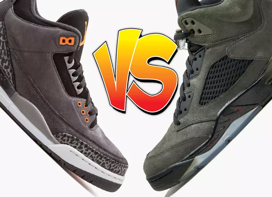 Ավելի լավ «վախ» Air Jordan. Air Jordan 3 կամ Air Jordan 5