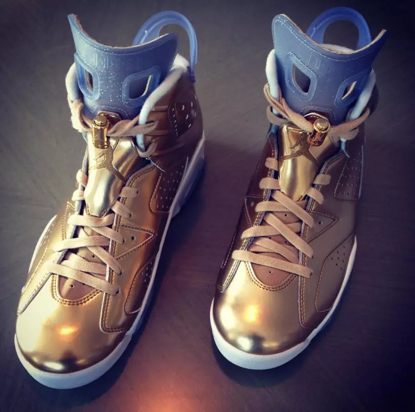 Air Jordan 6 Oscar Gold Edition Spike Lee