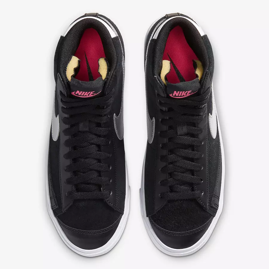 Nike Blazer Mid Vintage 77 Zwart Zilver Roze DA4283-001 Releasedatum