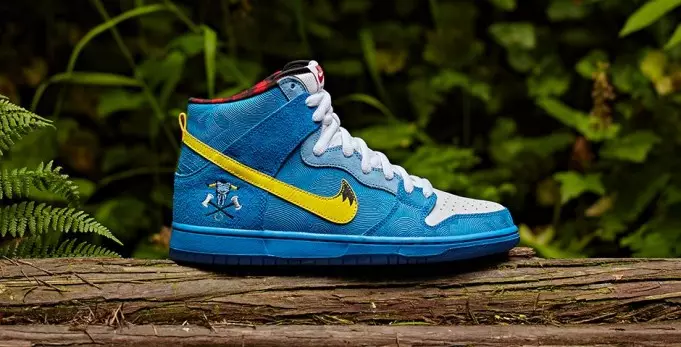 Versione Familia Nike SB Dunk High Blue Ox