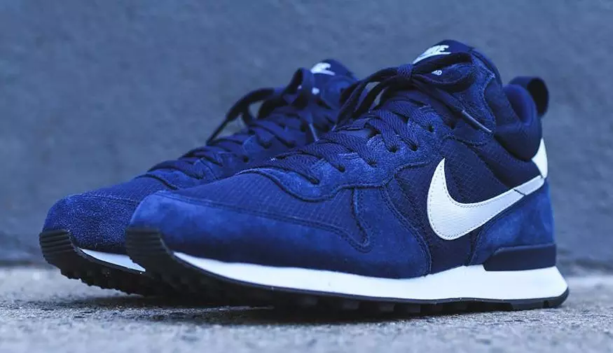 Nike Internationalist Mid Granatowy Biały