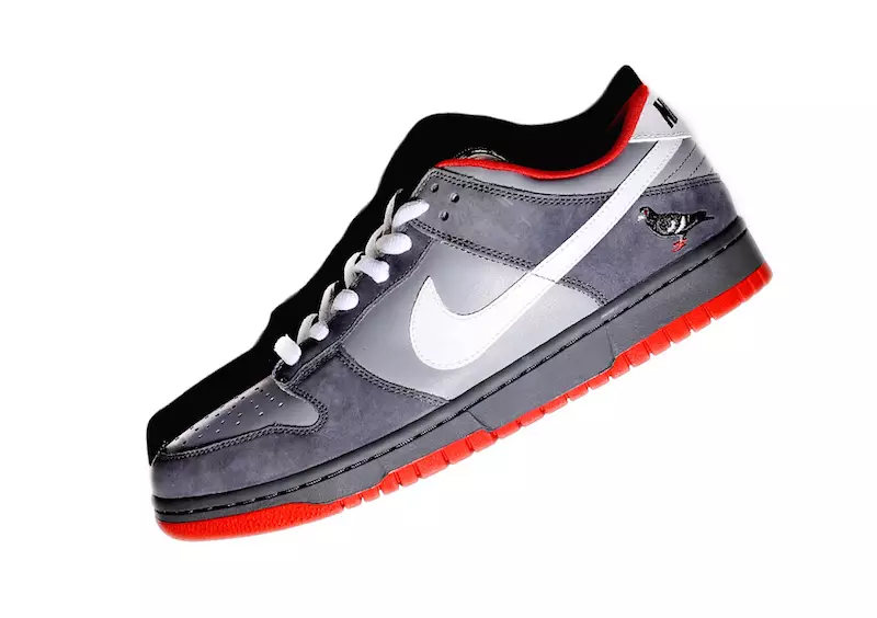 Sraith Bosca Bán Nike SB Pacáiste Pigeon Dubh Raygun