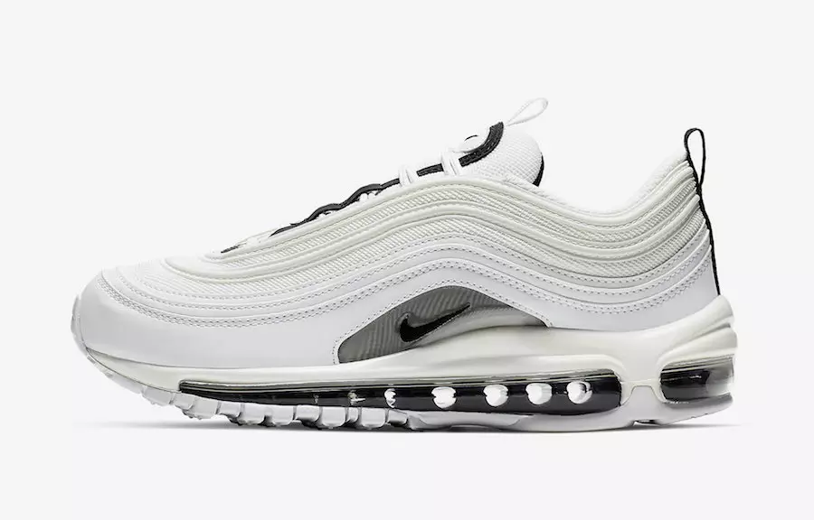 Nike Air Max 97 baltas juodas sidabras 921733-103 Išleidimo data