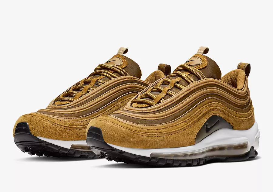 Nike Air Max 97 Tiba di Suede Perunggu yang Diredam