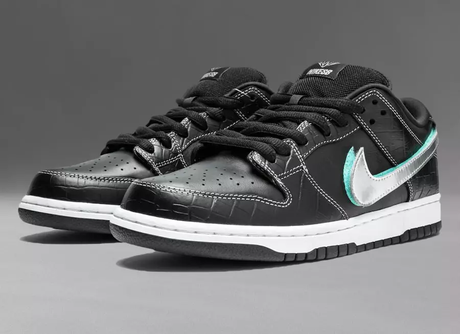 Кроссовка туралы әңгіме: Diamond Supply Co. x Nike SB Dunk Low «Қара алмаз»