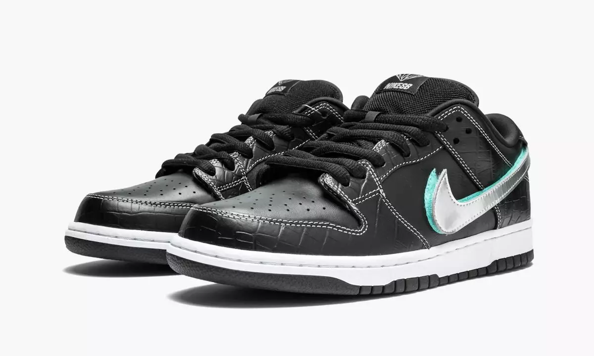 Diamond Supply Co Nike SB Dunk Low Black Diamond BV1310-001 Дата выпуска