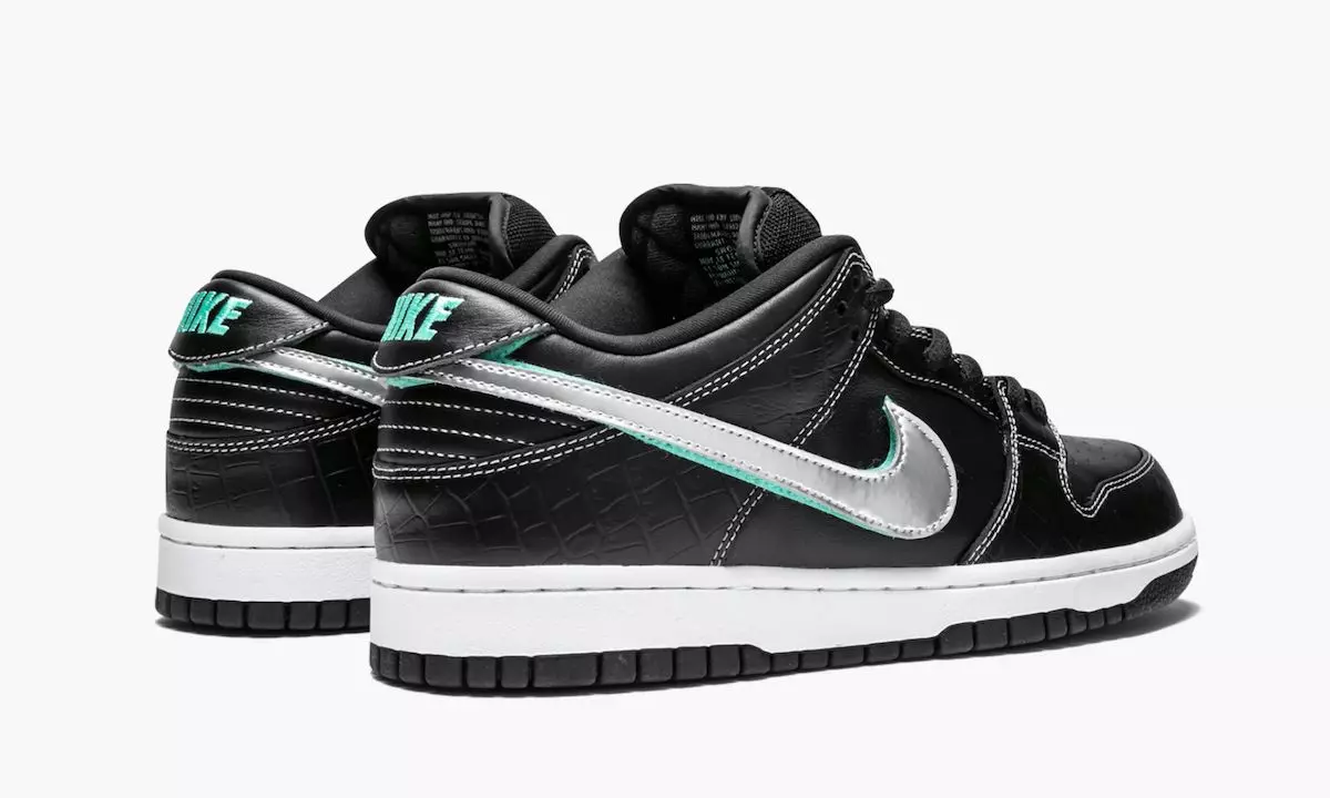 Diamond Supply Co Nike SB Dunk Low Black Diamond BV1310-001 Թողարկման ամսաթիվ