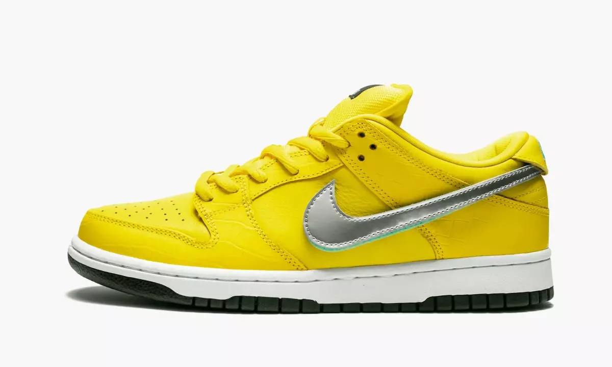 Diamond Supply Co Nike SB Dunk Low Canary Diamond BV1310-700 Data tar-Rilaxx