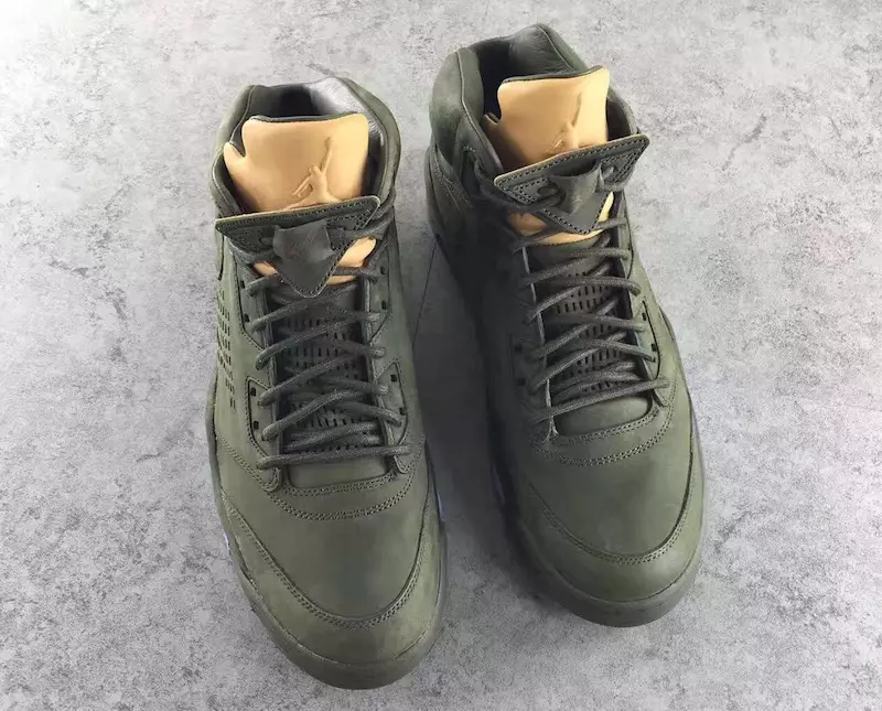 Air Jordan 5 Premium Green Tan izlaišanas datums