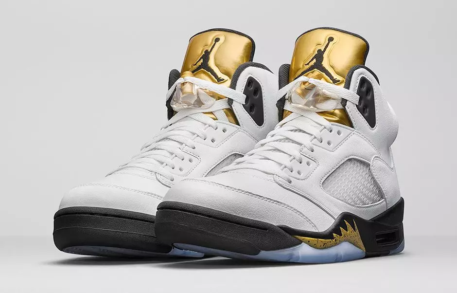 تاریخ انتشار Air Jordan 5 Metallic Gold