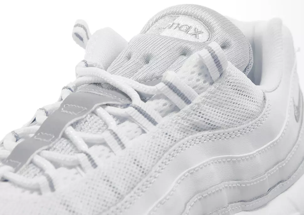 Nike Air Max 95 balts pelēks