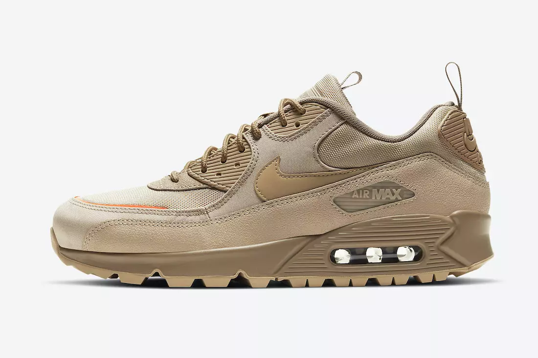 Nike Air Max 90 Barrachas Desert CQ7743-200 Dáta Eisiúna