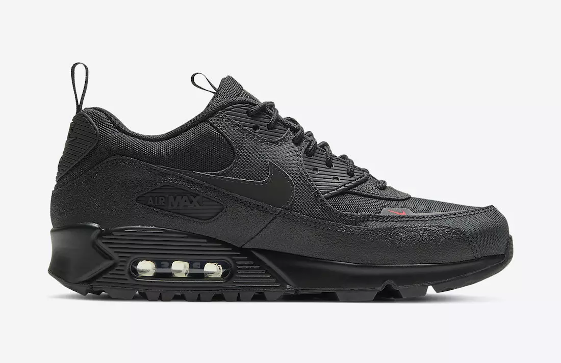 Nike Air Max 90 Barrachas Dubh Infridhearg CQ7743-001 Dáta Eisiúna