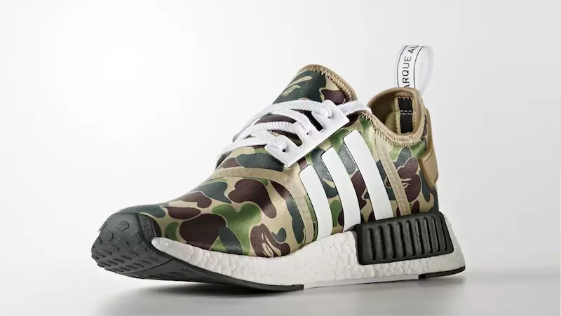 BAPE x adidas NMD Olive Camo Fecha de lanzamiento