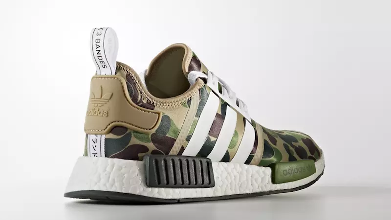 BAPE x adidas NMD Olive Camo шығарылым күні