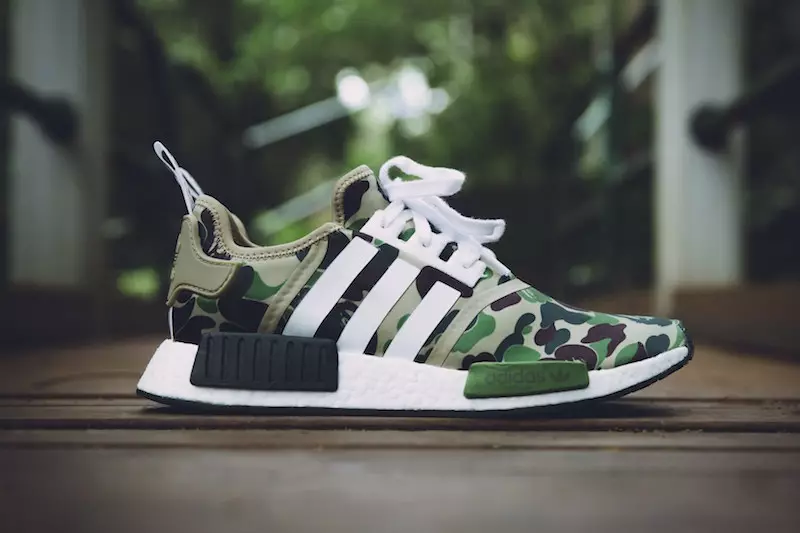 BAPE x adidas NMD Olive Camo Санаи барориши