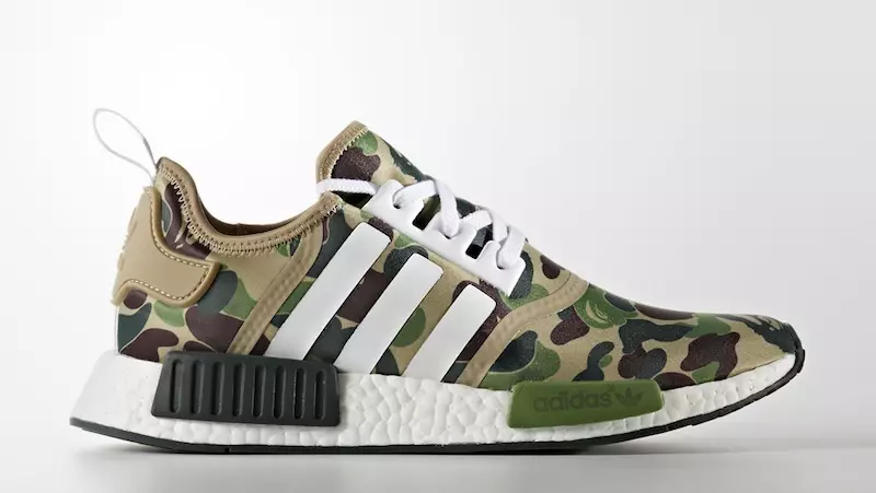 BAPE x adidas NMD Olive Camo Fecha de lanzamiento