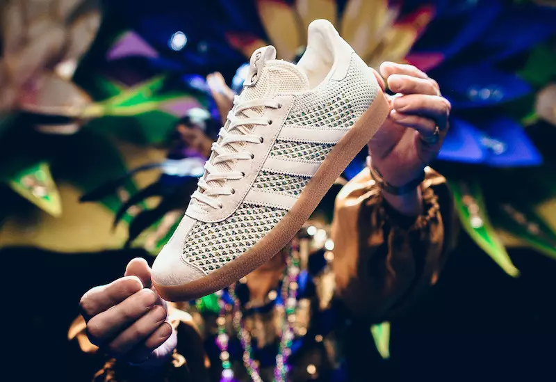 Sneaker Politics Mardi Gras майрамын Gazelle Primeknit менен белгилейт