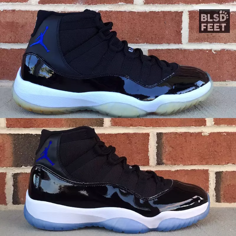 Air Jordan 11 Space Jam 2009 VS 2016 porovnanie