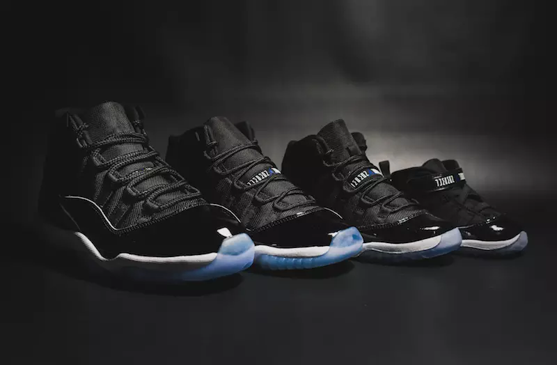 Mides familiars Jordan 11 Space Jam