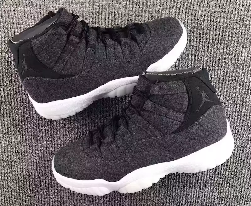 Air Jordan 11 Wool Gris Noir Date de sortie