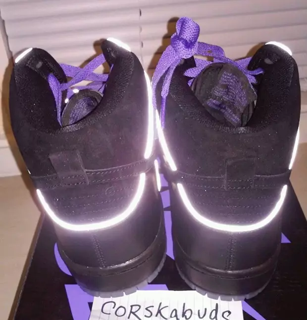 Nike SB Dunk High Purple Box 833456-002 מעלדונג טאָג