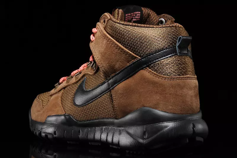 Nike SB Dunk High Boot Μαύρο Military Καφέ