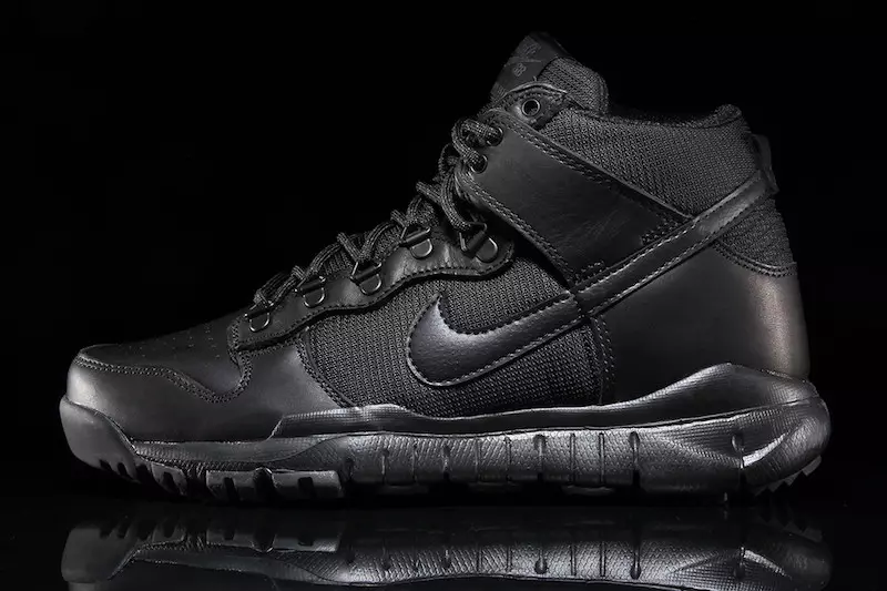 Nike SB Dunk High Boot Czarny Wojskowy Brązowy