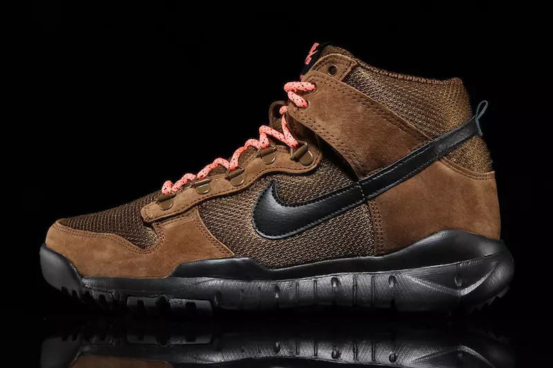 Nike SB Dunk High Boot Musta Military Brown