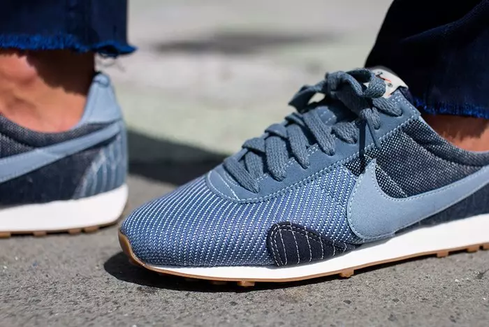 Pek Twill Biru Vintaj Nike Pre Montreal Racer