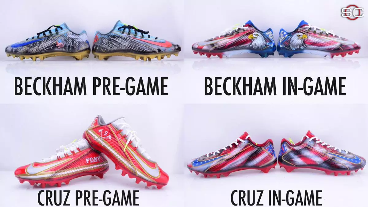 Odell Beckham Victor Cruz 9/11 Cleats