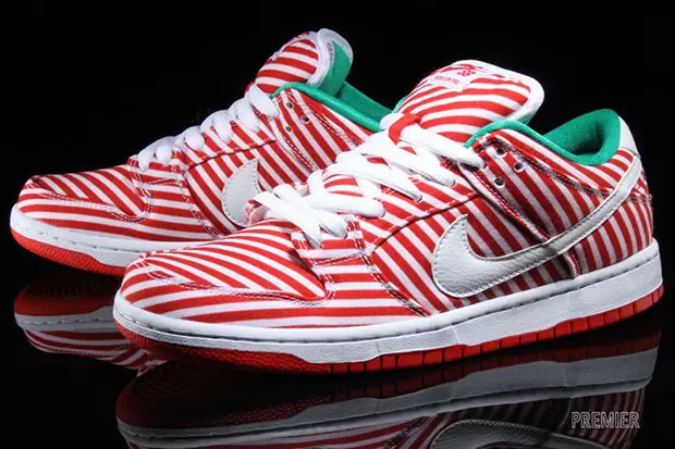 Candy Cane Nike Dunk Low SB