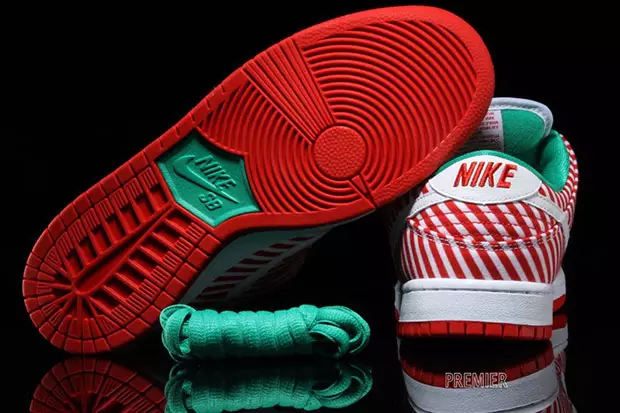 Candy Cane Nike Dunk Low SB