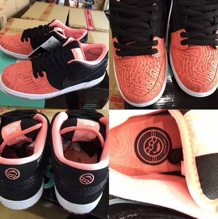 ပရီးမီးယားလိဂ် Nike SB Dunk Low Salmon