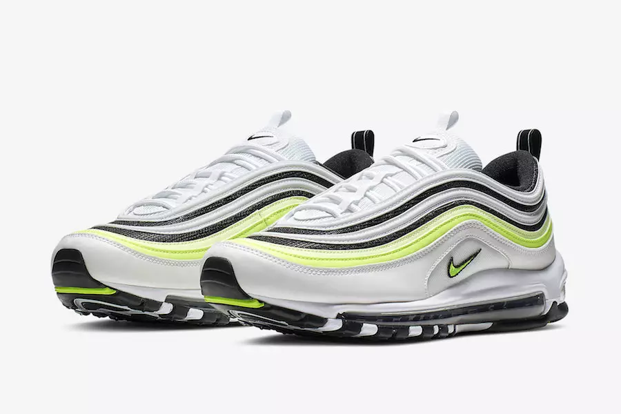 Nike Air Max 97 White Black Volt AQ4126-101 Шығарылған күні